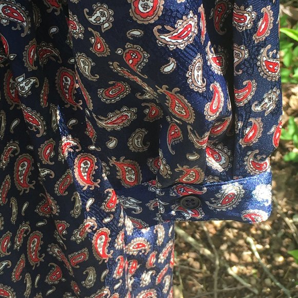 Vintage Navy Blue Midi Dress from Talbots - Picture 7 of 7